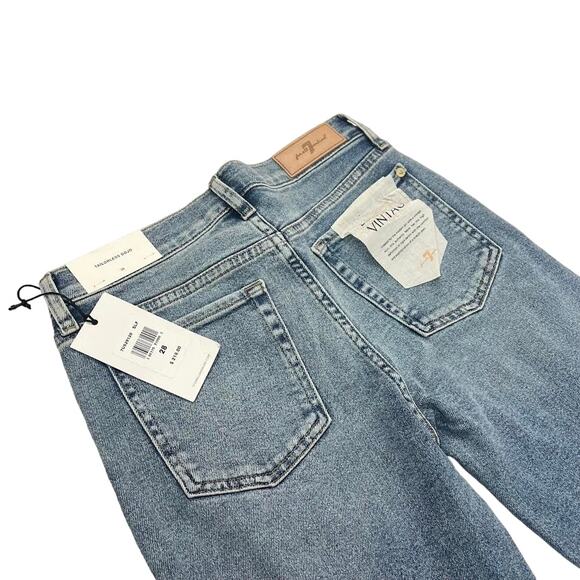 NWT! 7 FOR ALL MANKIND Tailorless Luxe Vintage Dojo in Self Made 27 - Picture 9 of 10